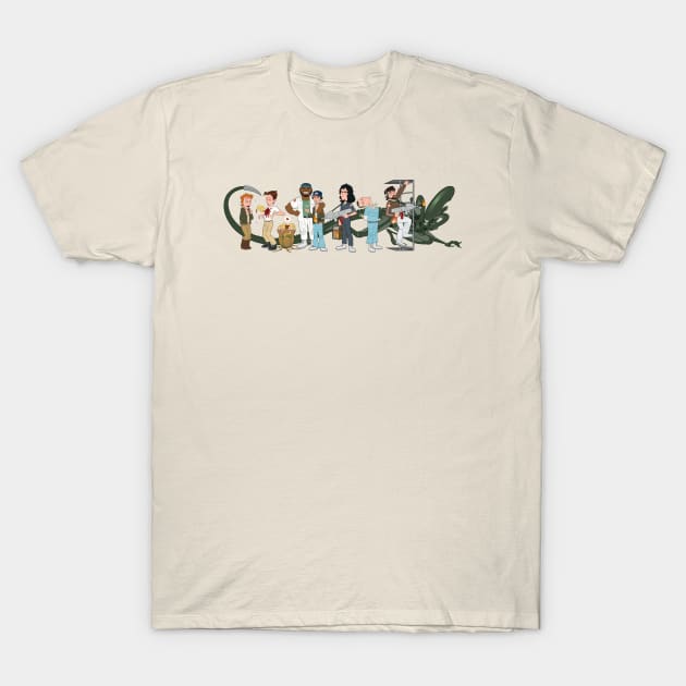 Alien: The Animated Series T-Shirt by TomMcWeeney